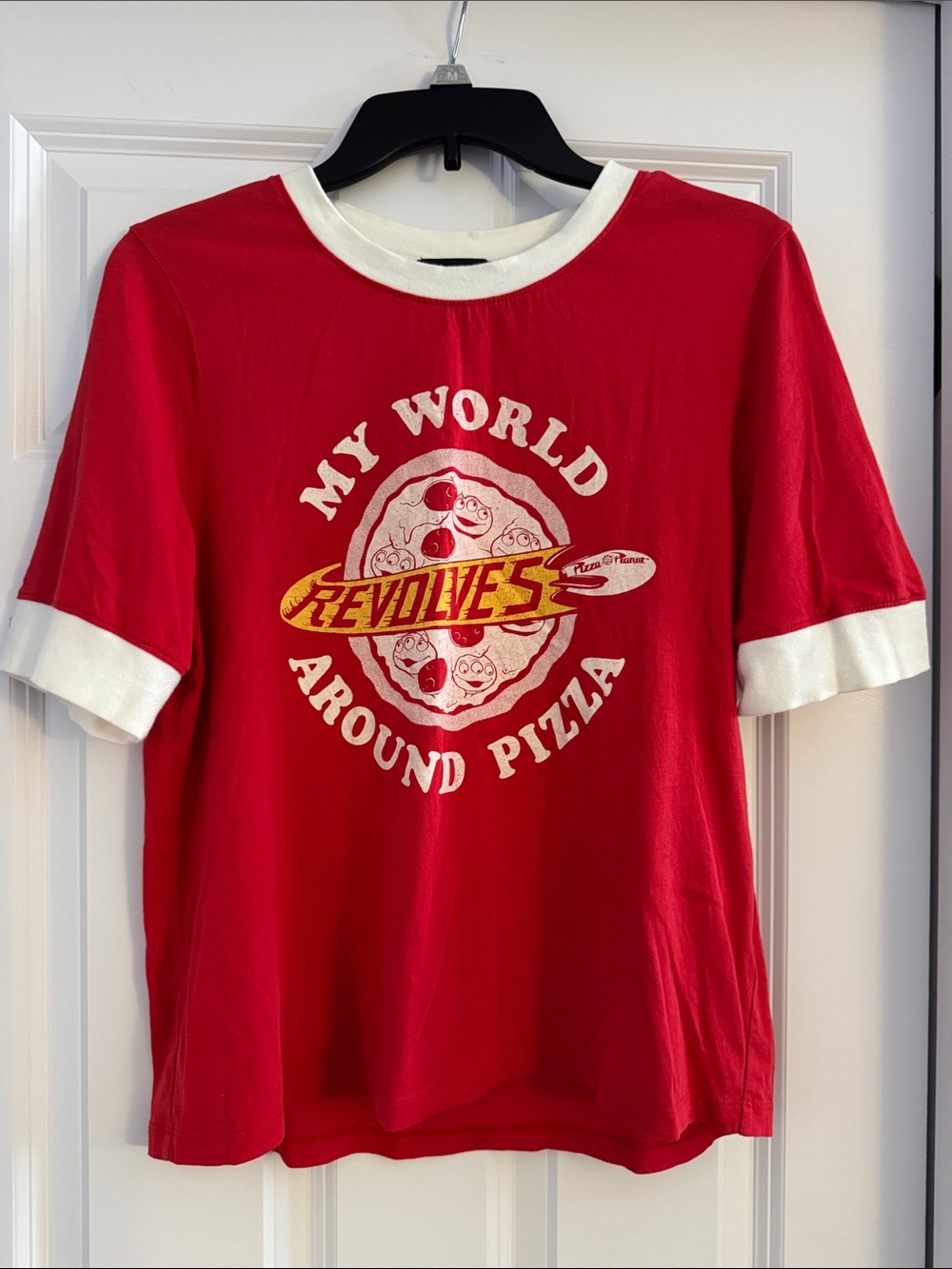 Adult Disney Toy Story Ringer Tee - My World Around Pizza